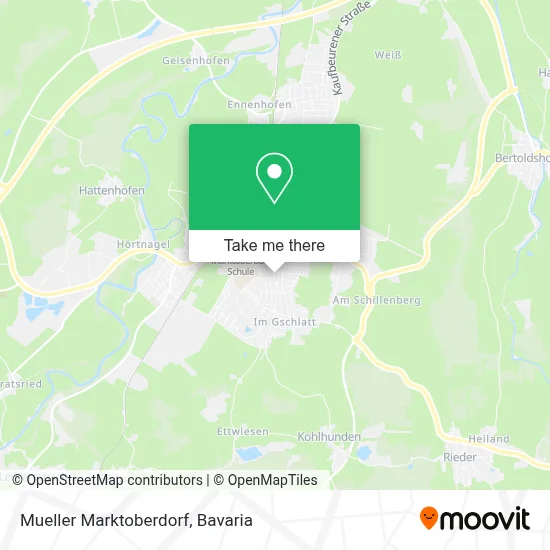 Mueller Marktoberdorf map