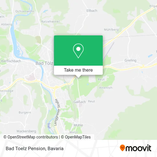 Bad Toelz Pension map