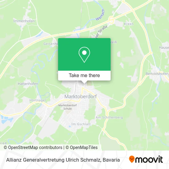 Карта Allianz Generalvertretung Ulrich Schmalz