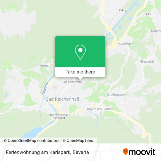 Карта Ferienwohnung am Karlspark