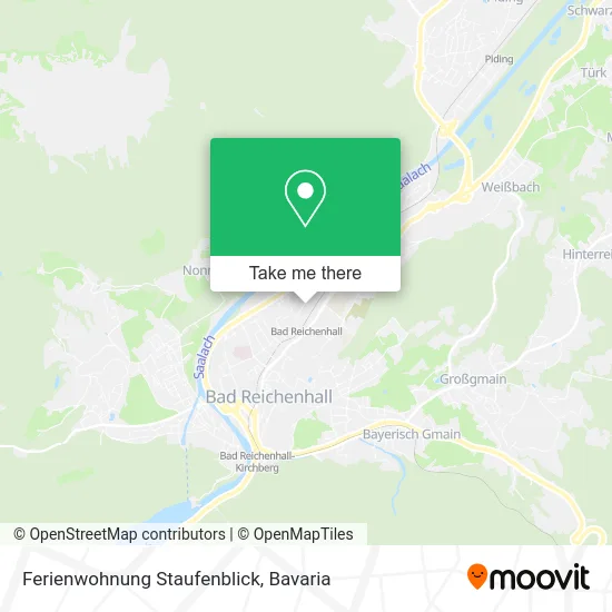 Карта Ferienwohnung Staufenblick