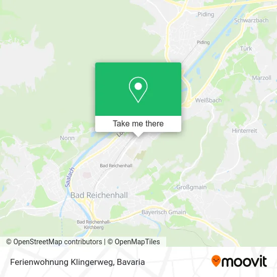 Карта Ferienwohnung Klingerweg