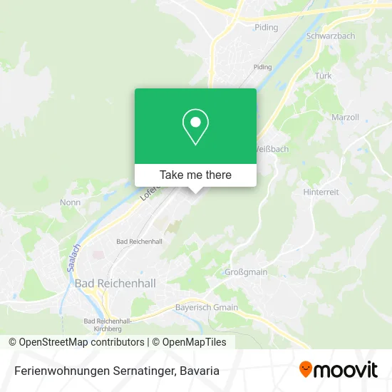 Карта Ferienwohnungen Sernatinger