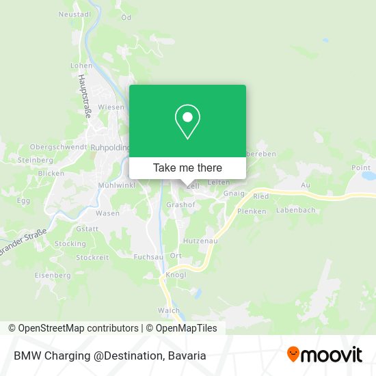 Карта BMW Charging @Destination