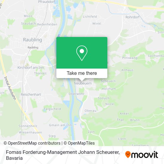 Карта Fomas Forderung-Management Johann Scheuerer