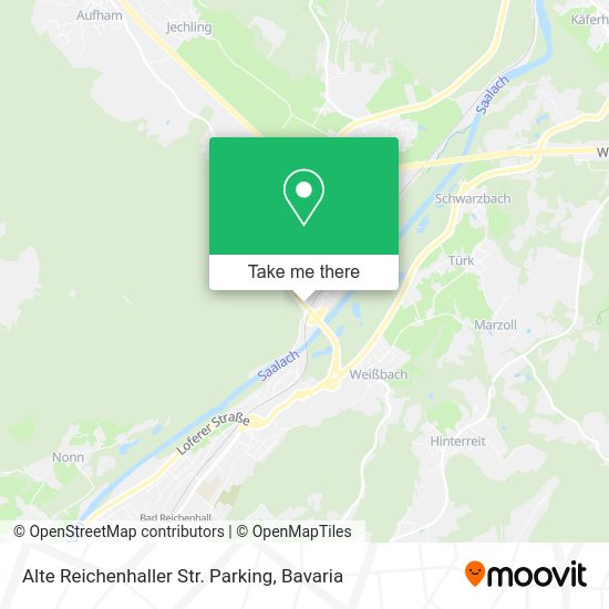 Карта Alte Reichenhaller Str. Parking