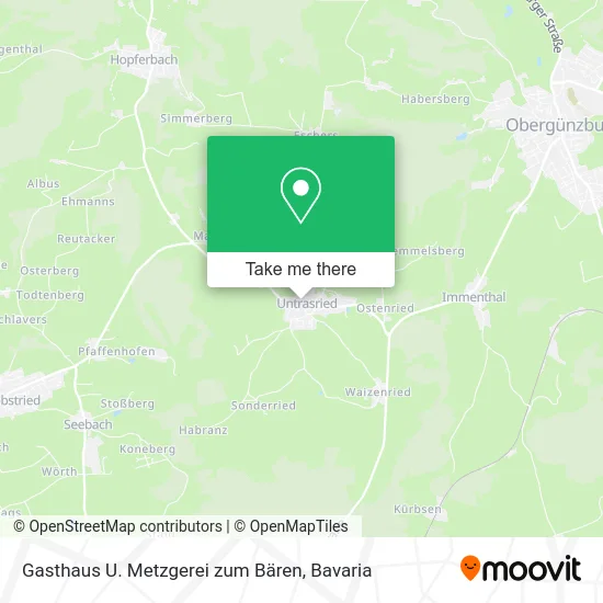 Карта Gasthaus U. Metzgerei zum Bären