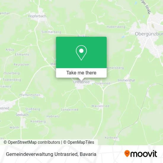 Карта Gemeindeverwaltung Untrasried