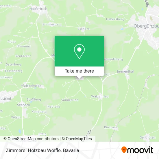 Карта Zimmerei Holzbau Wölfle