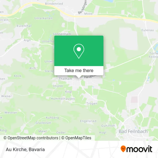 Карта Au Kirche