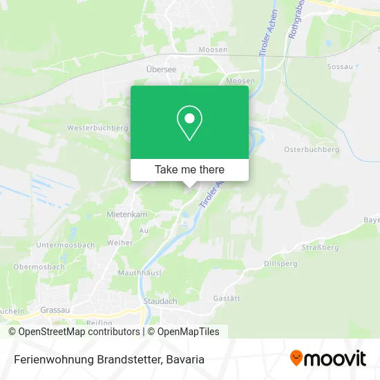 Карта Ferienwohnung Brandstetter