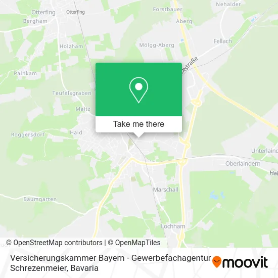 Карта Versicherungskammer Bayern - Gewerbefachagentur Schrezenmeier