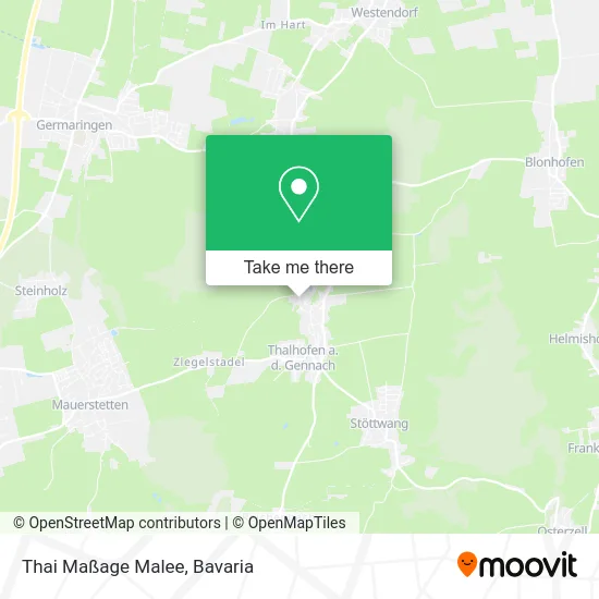 Карта Thai Maßage Malee