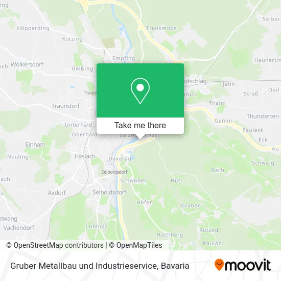 Карта Gruber Metallbau und Industrieservice