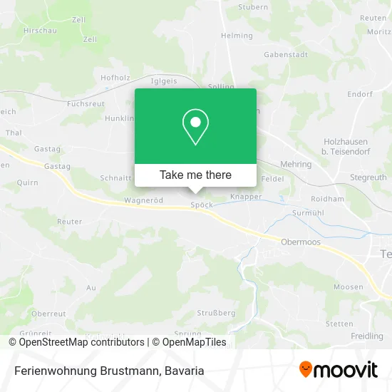 Карта Ferienwohnung Brustmann