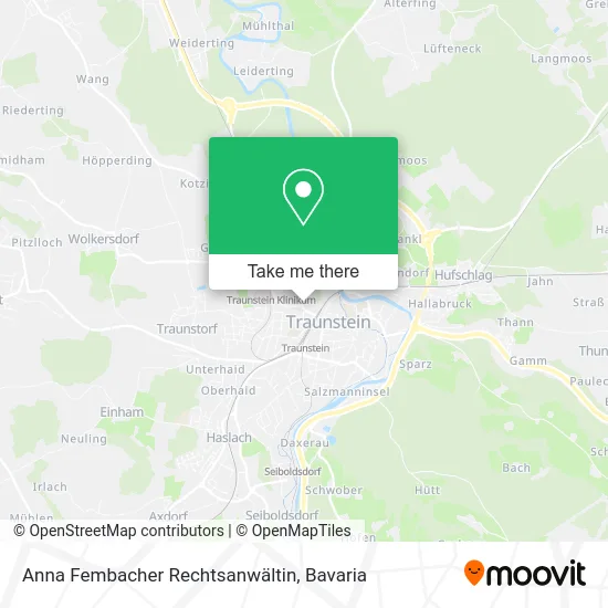 Карта Anna Fembacher Rechtsanwältin