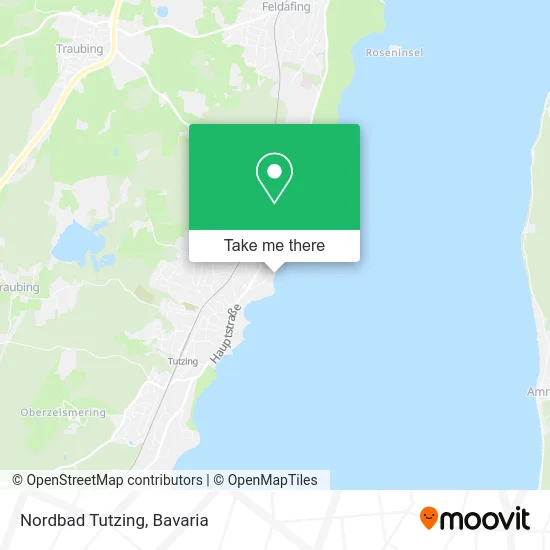 Карта Nordbad Tutzing