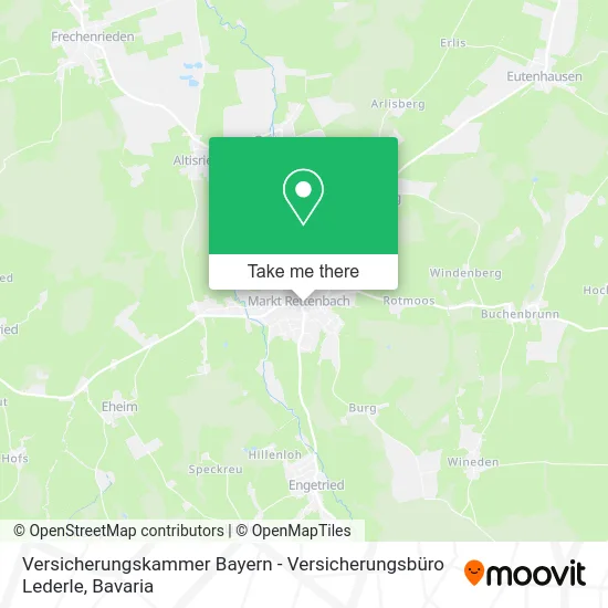 Карта Versicherungskammer Bayern - Versicherungsbüro Lederle