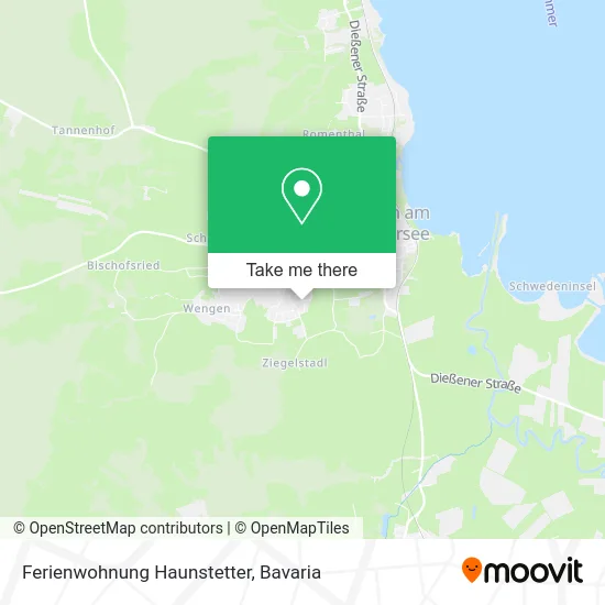 Карта Ferienwohnung Haunstetter