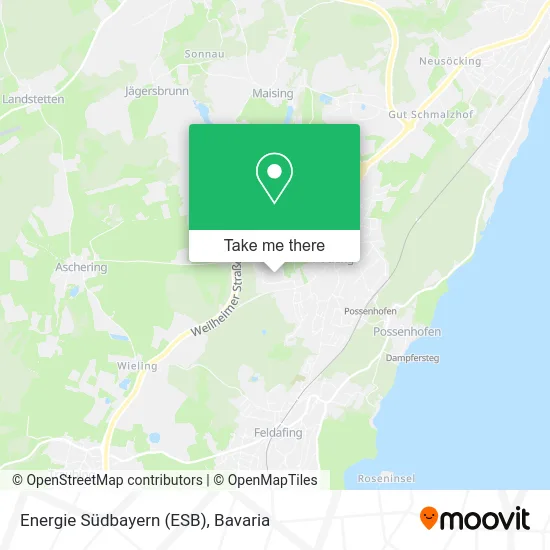 Карта Energie Südbayern (ESB)