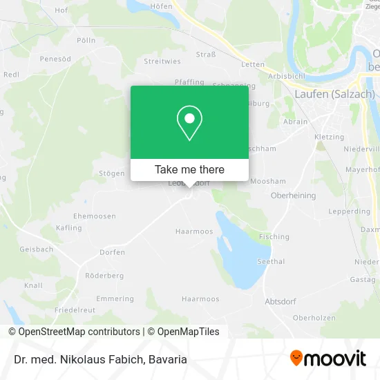 Карта Dr. med. Nikolaus Fabich