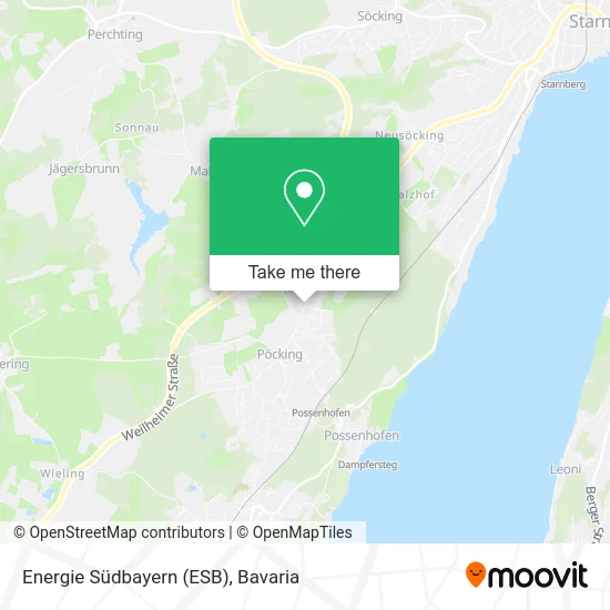 Карта Energie Südbayern (ESB)