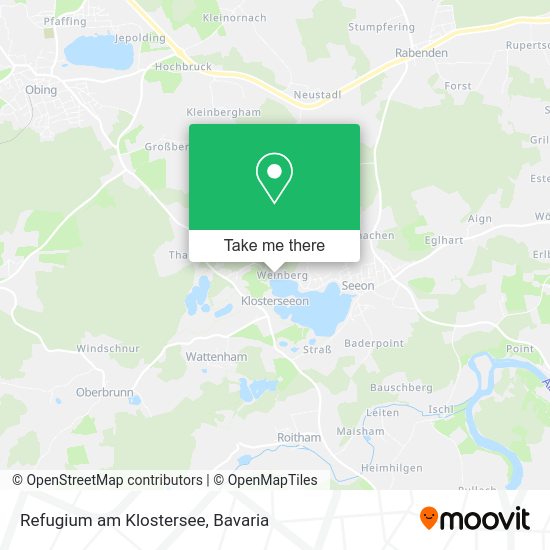 Карта Refugium am Klostersee
