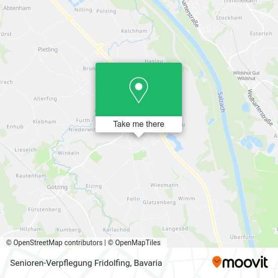 Карта Senioren-Verpflegung Fridolfing