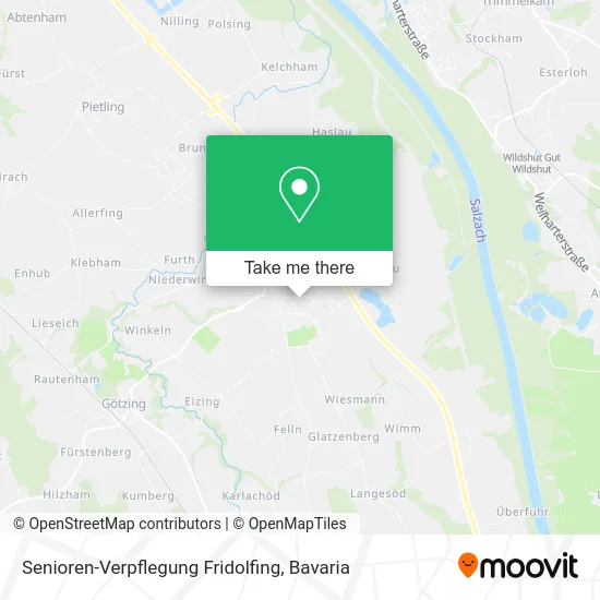 Senioren-Verpflegung Fridolfing map