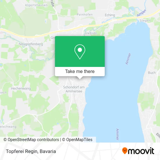 Карта Topferei Regin