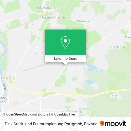 Карта Pink Stadt- und Freiraumplanung Partgmbb