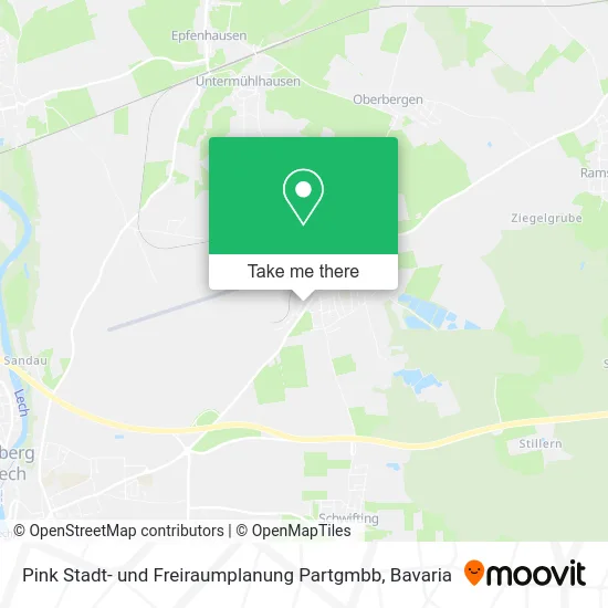 Карта Pink Stadt- und Freiraumplanung Partgmbb
