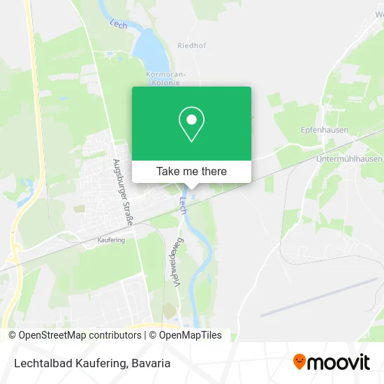 Карта Lechtalbad Kaufering