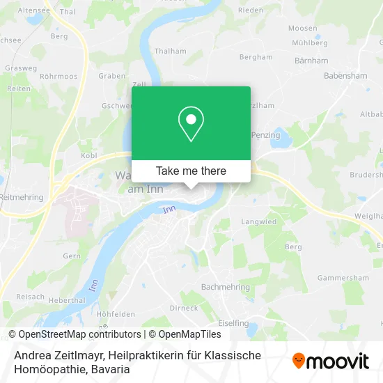 Карта Andrea Zeitlmayr, Heilpraktikerin für Klassische Homöopathie