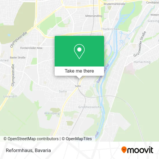 Карта Reformhaus