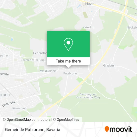 Карта Gemeinde Putzbrunn