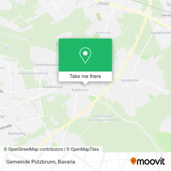 Карта Gemeinde Putzbrunn
