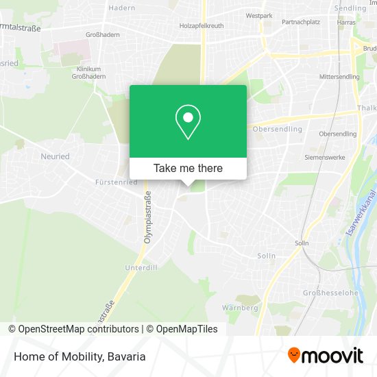 Карта Home of Mobility