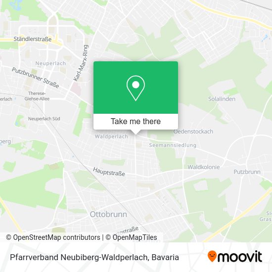 Карта Pfarrverband Neubiberg-Waldperlach