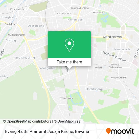 Карта Evang.-Luth. Pfarramt Jesaja Kirche