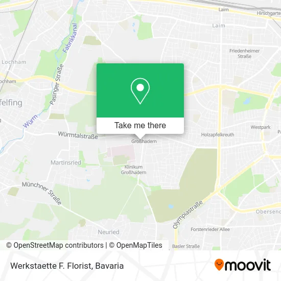 Карта Werkstaette F. Florist