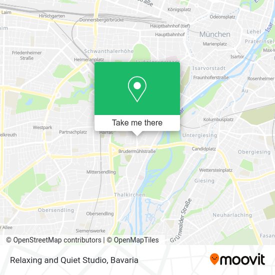 Relaxing and Quiet Studio map