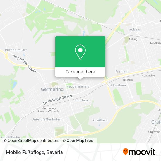Карта Mobile Fußpflege