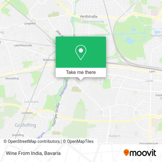 Карта Wine From India