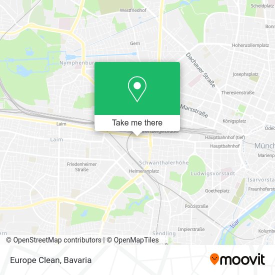 Карта Europe Clean
