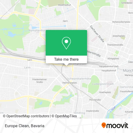 Карта Europe Clean
