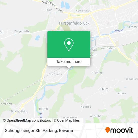 Карта Schöngeisinger Str. Parking