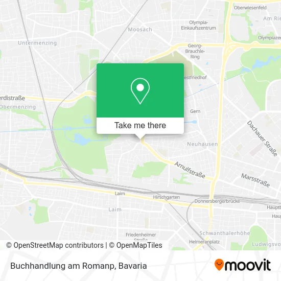 Карта Buchhandlung am Romanp