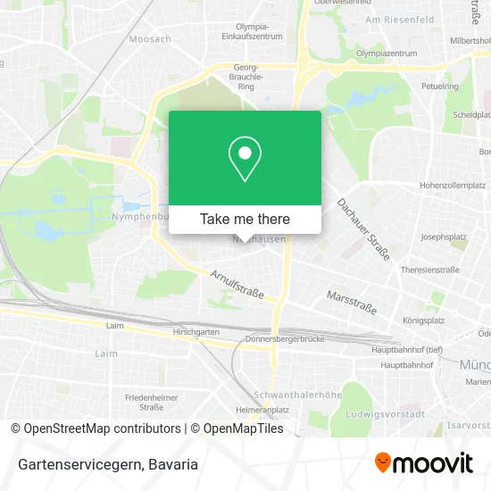 Карта Gartenservicegern