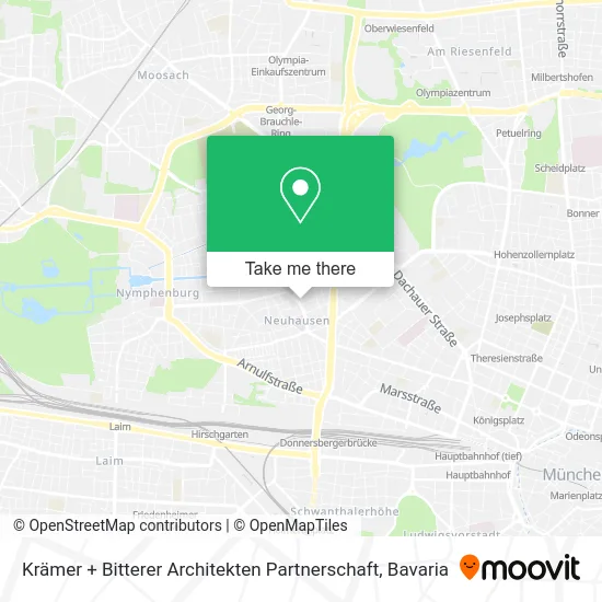 Карта Krämer + Bitterer Architekten Partnerschaft